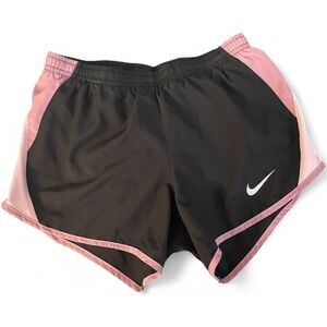 Nike Dri Fit Running Shorts Womens XS Black Pink White